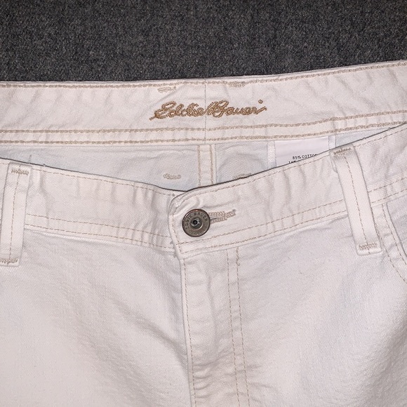 Eddie Bauer off white boot cut jeans - Picture 2 of 6